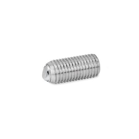 GN605-1/4X20-.500-BN Socket Set Screw